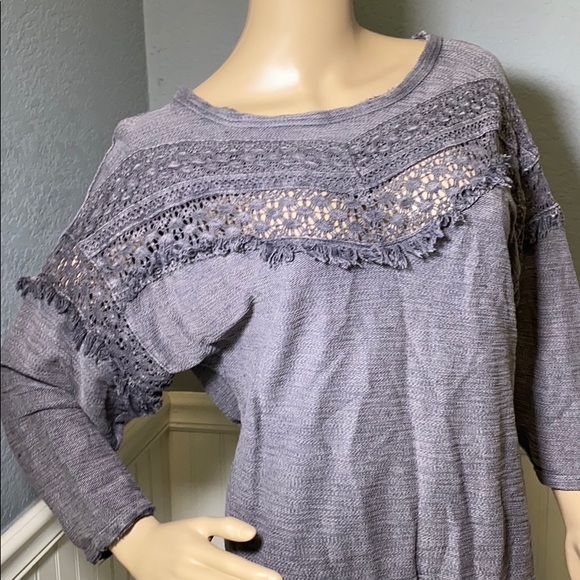 H&M Grey Long Oversized Blouse M - Picture 2 of 11